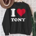 Cuore Rosso Amo Tony Felpa Regalos para ancianas