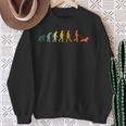 Dachshund Evolution Retro Dachshund Owner S Sweatshirt Geschenke für alte Frauen