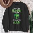 Das Ist Mein Menschensch Costume Alien Alien Sweatshirt Geschenke für alte Frauen