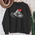 Das Matterhorn In Zermatt Switzerland Alps Mountain Sweatshirt Geschenke für alte Frauen