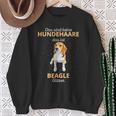 Das Sind Keine Hundehaare Das Ist Beagle Glitter Sweatshirt Geschenke für alte Frauen