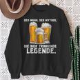 Der Mann Der Mythos Die Bier Trinkende Legende Sweatshirt Geschenke für alte Frauen