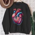 Realistico Del Cuore Umano Arte Anatomica Del Cuore Felpa Regalos para ancianas