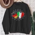 Deutschland Italien Freundschaft Herz German Italian Sweatshirt Geschenke für alte Frauen