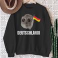 Deutschlandi Sad Hamster Meme Sweatshirt Geschenke für alte Frauen