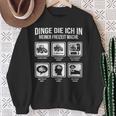 Dinge Die Ich In Meiner Freizeit Mache Tractor Sweatshirt Geschenke für alte Frauen