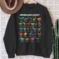 Dinosaur Types Alphabet A-Z Dino Abc T-Rex Dinosaur Sweatshirt Geschenke für alte Frauen