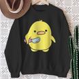 Divertente Carino Pulcino Chen Con Coltello Meme Felpa Regalos para ancianas
