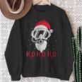 Diving Santa Claus H2o H2o H2o Xmas Diving Sweatshirt Geschenke für alte Frauen