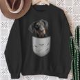 Dobie Dobermann Pinscher Pocket Amante Tasca Sul Petto Felpa Regalos para ancianas