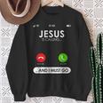 Doni Cristiani Gesù È La Chiamata E Devo Andare Religioso Felpa Regalos para ancianas