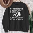 Donna Attenzione Il Mio Cane È Docile Sono Io Quella Che Morde Con Collo A Felpa Regalos para ancianas