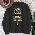 Donna Regali Finlandesi Regalo Finlandese Con Frasi Divertenti Con Collo A Felpa Regalos para ancianas