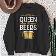 Donna Regina Delle Birre Divertente Principessa Corona Birra Amante Con Collo A Felpa Regalos para ancianas