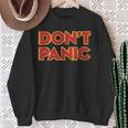 Don't Panicintage Distressed Sweatshirt Geschenke für alte Frauen