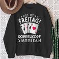 Doppelkopf Stammtisch Doppelkopf Sweatshirt Geschenke für alte Frauen