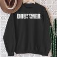 Drummer Drummer Sweatshirt Geschenke für alte Frauen