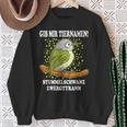 Dwarf Tyrann I Ornitology Bird Animal Name Fun Sweatshirt Geschenke für alte Frauen