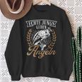 Echte Jungs Gehen Angeln Angler Fischer Real Boys Sweatshirt Geschenke für alte Frauen