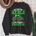 Echte Kerle Fahren Tractor Real Soccer Bunch Sweatshirt Geschenke für alte Frauen