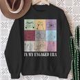 In My Engaged Era Retro Bride Wedding Engagement Sweatshirt Gifts for Old Women
