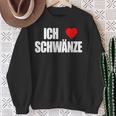 Erotic Ich Liebe Schweiste Ich Liebe Tail Sweatshirt Geschenke für alte Frauen