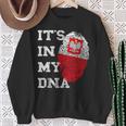 Es Ist In Meiner Dna Polska Genetik Polish Roots Poland Sweatshirt Geschenke für alte Frauen