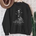 Faro Minimalista Costa Puerto Marina Faro Camisa de entrenamiento Regalos para ancianas