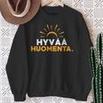 Finnland Finnisch Spruch Guten Morgen Finnish Sweatshirt Geschenke für alte Frauen