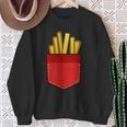 Fommes French Fries Fritten In My Bag Sweatshirt Geschenke für alte Frauen