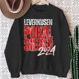 Football Cup Winner Leverkusen Fan Unbeaten Double Sweatshirt Geschenke für alte Frauen