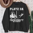 Forklift Forklift Forklift Driver Motif Sayings Sweatshirt Geschenke für alte Frauen