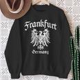 Frankfurt Hessen Adler Ultras Fractur Old German Script Sweatshirt Geschenke für alte Frauen