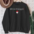 Frankisch Fränkischer Dialect Swear Franke Sweatshirt Geschenke für alte Frauen