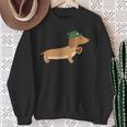 Bavarian Dachshund Oktoberfest Dachshund S Sweatshirt Geschenke für alte Frauen