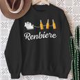 Christmas Reindeer Renbier Sweatshirt Geschenke für alte Frauen