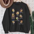 Cows Herd With Wortwitz Word Game Kuhl Cow Sweatshirt Geschenke für alte Frauen