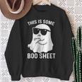 Halloween This Is Some Ghost Sheet Boo Retro Halloween Sweatshirt Gifts for Old Women