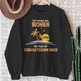 Ich Komme Aus Ironien Das Liegt Am Sarcastischen Meer German Sweatshirt Geschenke für alte Frauen