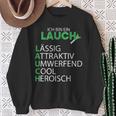 Lauch Ich Bin Ein Lauch Sport Fitness Sweatshirt Geschenke für alte Frauen