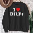 I Love Dilfs I Heart Dilfs Camisa de entrenamiento Regalos para ancianas