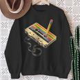 Nerd Retro Cassette Pencil Computer Old School Sweatshirt Geschenke für alte Frauen