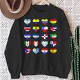 Hispanic Heritage Month Spanish Speaking Countries Sweatshirt Gifts for Old Women