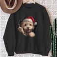 Poodle Dog Owner Dog Christmas Hat Sweatshirt Geschenke für alte Frauen