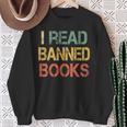 I Read Banned Books Bookworms Love Reading Books Sweatshirt Gifts for Old Women