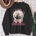 Trump 2024 I'll Be Home Christmas Santa Xmas Pajamas Sweatshirt Gifts for Old Women