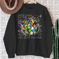 Fusione Puzzle Cuboelocità Cuber Fisica Matematica Gioco 80 Retro Felpa Regalos para ancianas