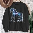 Galaxy-Pferd Sweatshirt Geschenke für alte Frauen