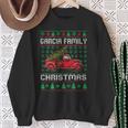 Garcia Family Ugly Christmas Sweater Red Truck Xmas Sweatshirt Gifts for Old Women