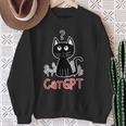 Gatto Divertente Catgpt Chatgpt Kitten Language Model Ai Felpa Regalos para ancianas